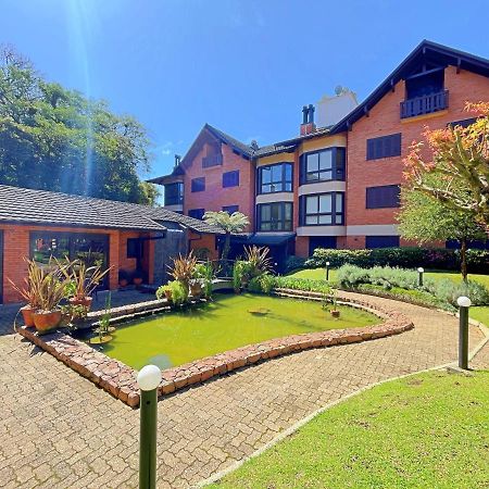 Aconchegante Apto 3 Dorm. Com Piscina Aquecida Gramado Exteriör bild