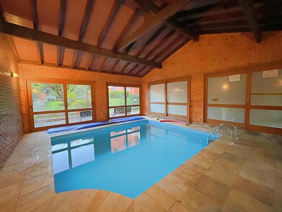 Aconchegante Apto 3 Dorm. Com Piscina Aquecida Gramado Exteriör bild